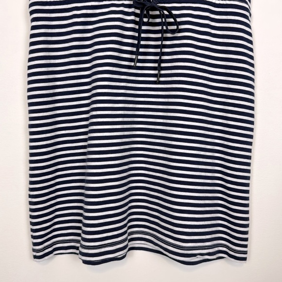 Draper James Tie Waist T-Shirt Dress in Blue
Nautical Stripe. Size Medium. - Picture 7 of 14